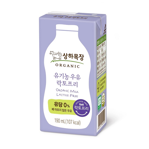상하목장, ‘유기농 락토프리 우유’ 출시