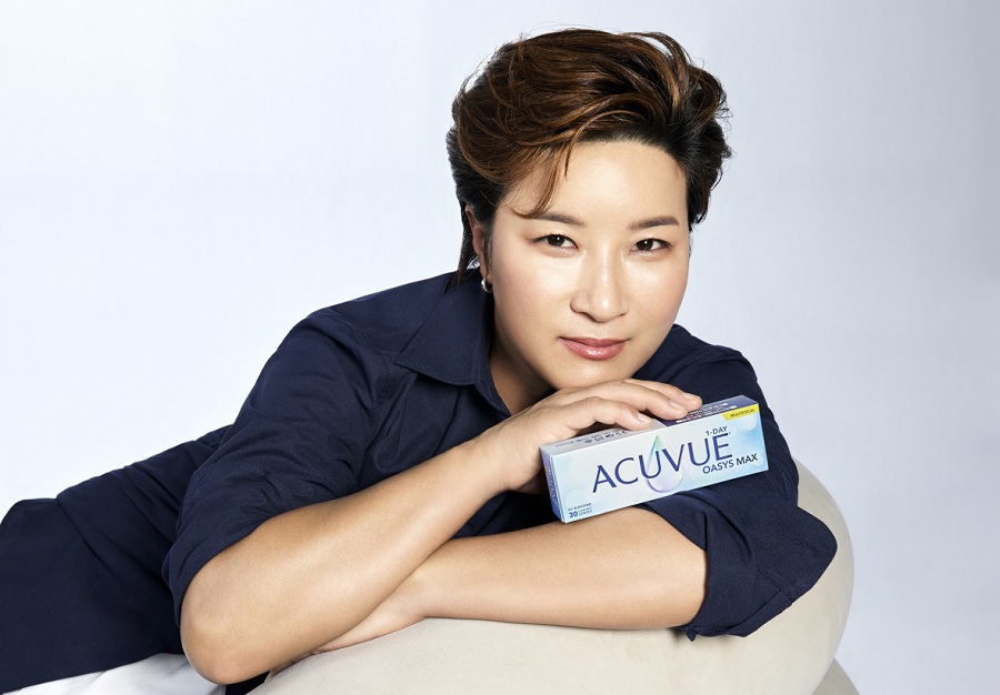 ‘아큐브® 오아시스 MAX 원데이 멀티포컬’ 모델로 박세리 선정
