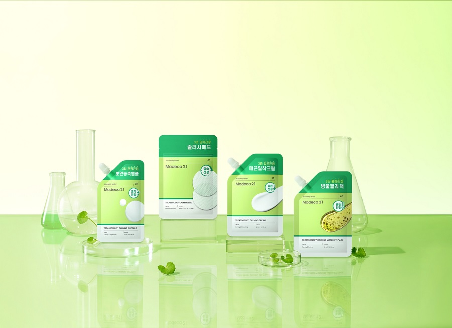 동국제약, 마데카21 ‘테카소사이드 카밍 라인’ 4종 GS25 론칭