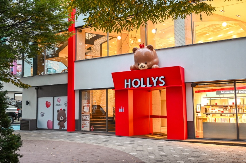 할리스, 마스코트 할리베어 활용 매장 확대